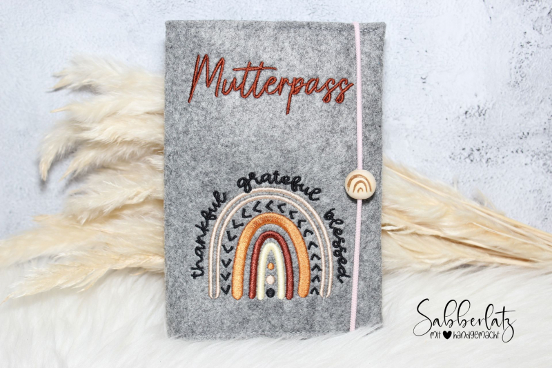 Mutterpasshülle Regenbogen