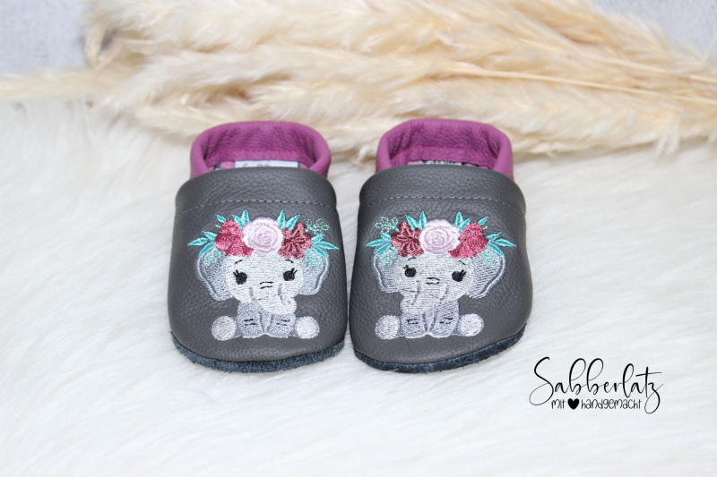 Boho-Elefant-Puschen