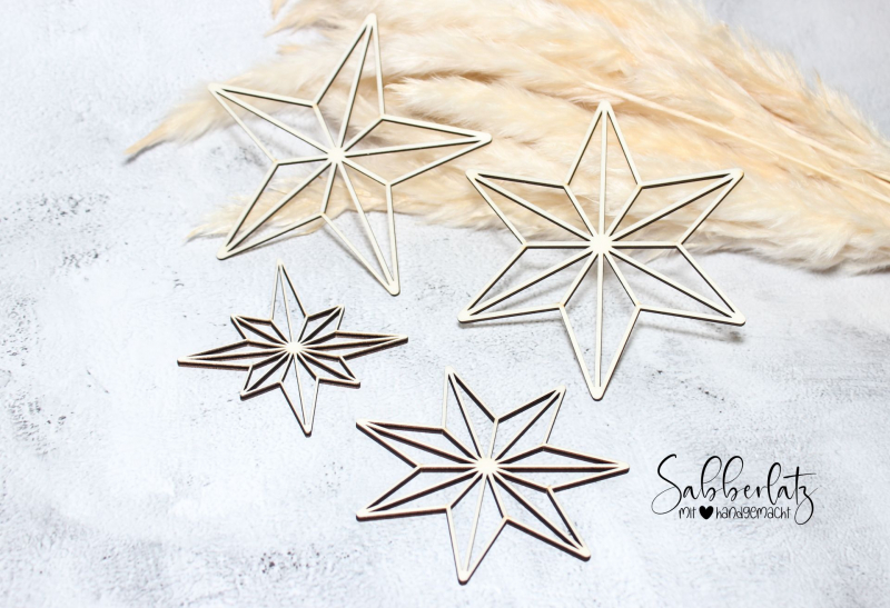 Holzsterne *4er Set*