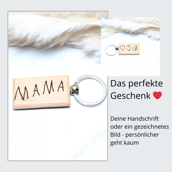Schlüsselanhänger Holz *personalisiert*