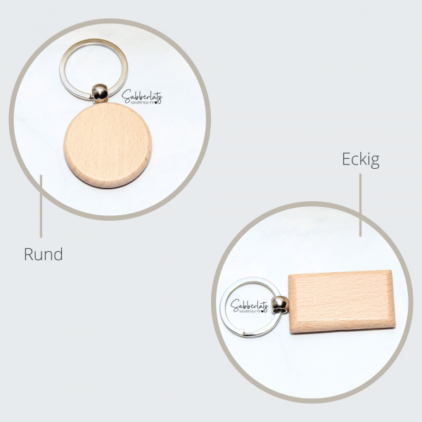 Schlüsselanhänger Holz *personalisiert*