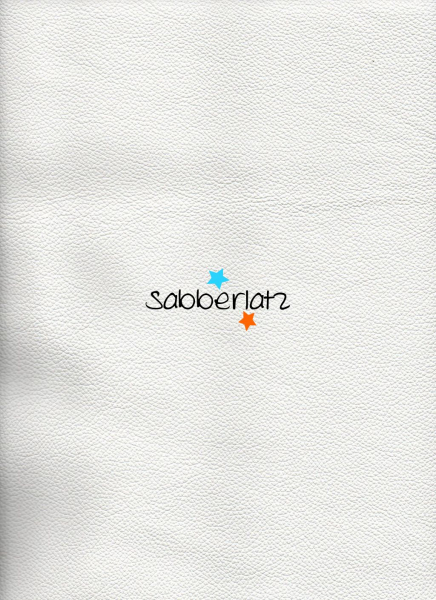 Lederzuschnitt Weiß