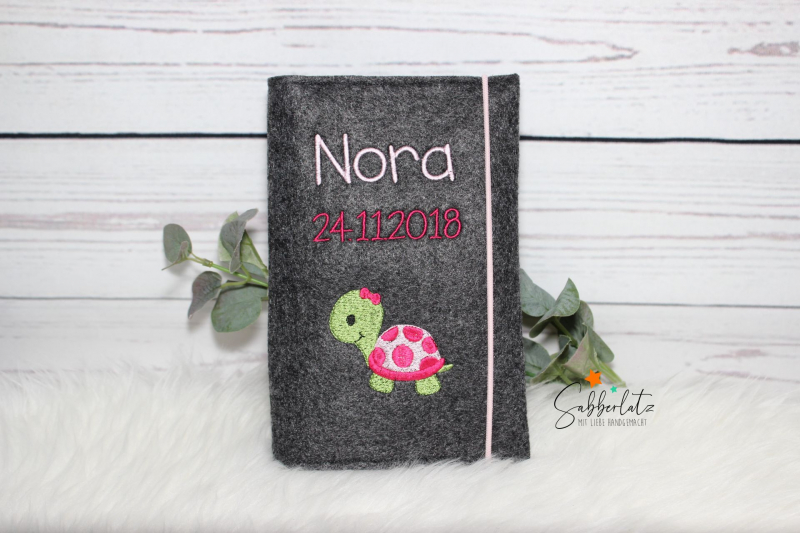 U-Heft-Hülle Schildkröte